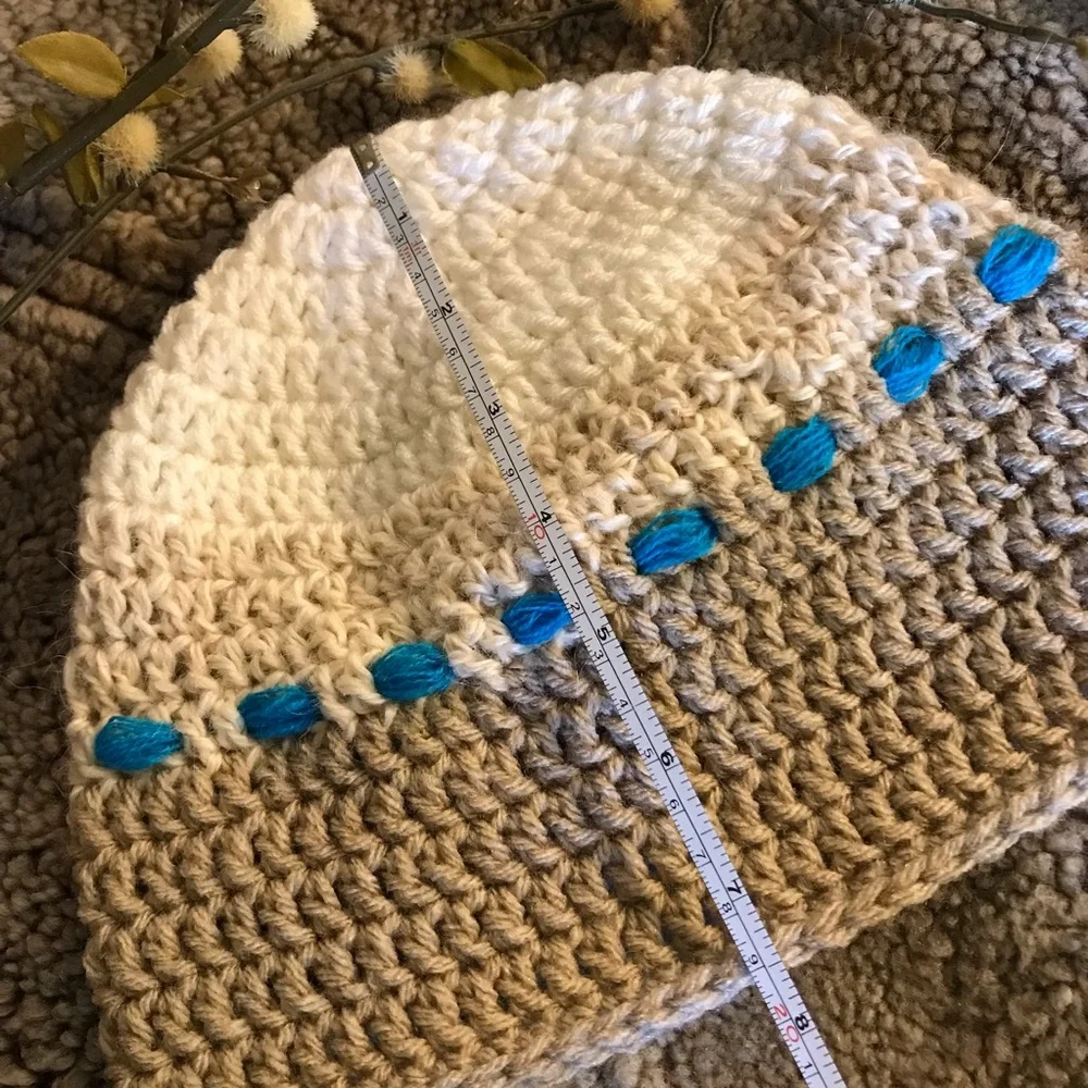 Handmade Crochet Unisex Adult Size Beanie